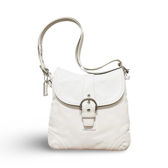 Coach White Shoulder Bag